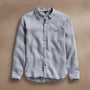 Lightweight Linen Shirt in Grey Sky Pigment | James Perse Los Angeles
