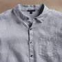 Lightweight Linen Shirt in Grey Sky Pigment | James Perse Los Angeles