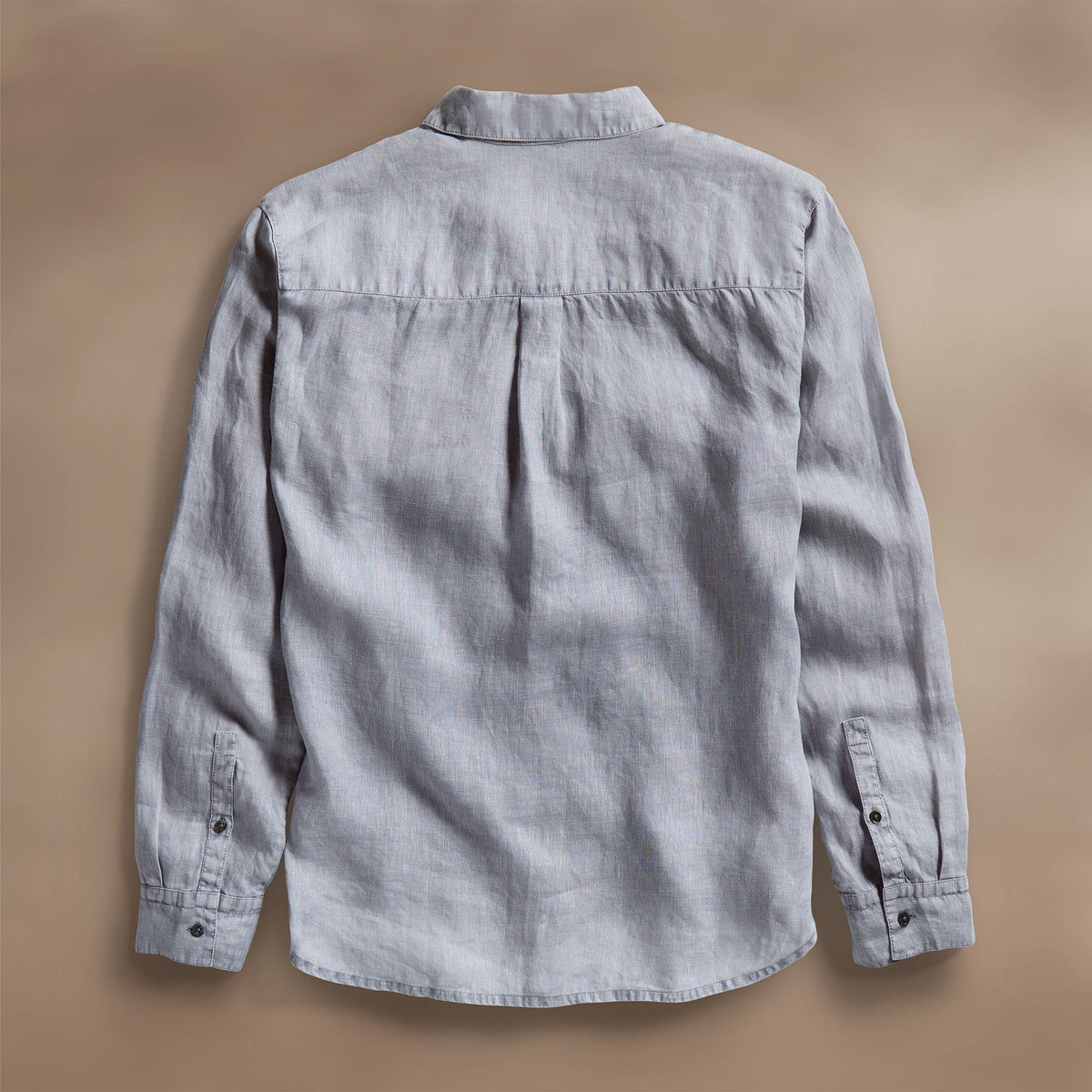 Lightweight Linen Shirt in Grey Sky Pigment | James Perse Los Angeles