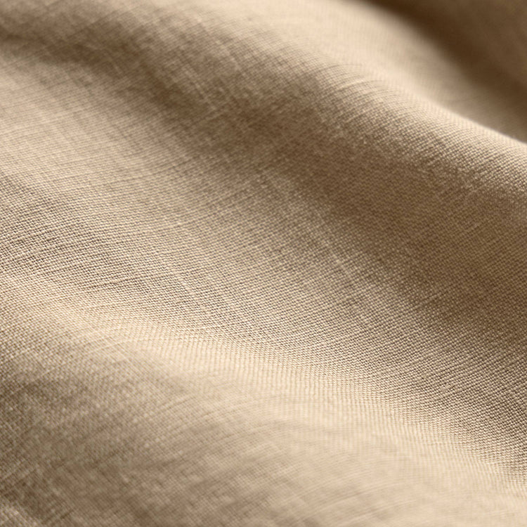 Lightweight Linen Short Sleeve Shirt in Light Khaki Pigment | James Perse Los Angeles