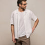 Lightweight Linen Short Sleeve Shirt in White | James Perse Los Angeles
