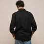 Lightweight Linen Shirt in Black | James Perse Los Angeles