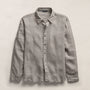 Lightweight Linen Shirt in Fog Pigment | James Perse Los Angeles