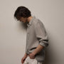 Lightweight Linen Shirt in Fog Pigment | James Perse Los Angeles