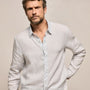 Lightweight Linen Shirt in Memory Pigment | James Perse Los Angeles