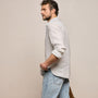 Lightweight Linen Shirt in Memory Pigment | James Perse Los Angeles