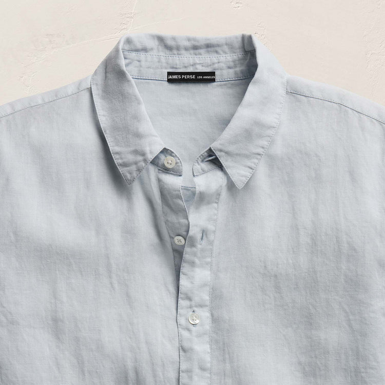 Lightweight Linen Shirt in Memory Pigment | James Perse Los Angeles