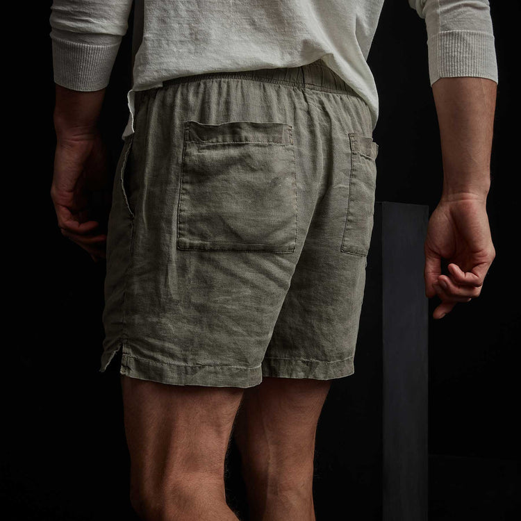 Lightweight Linen Short - Marjoram Pigment | James Perse Los Angeles