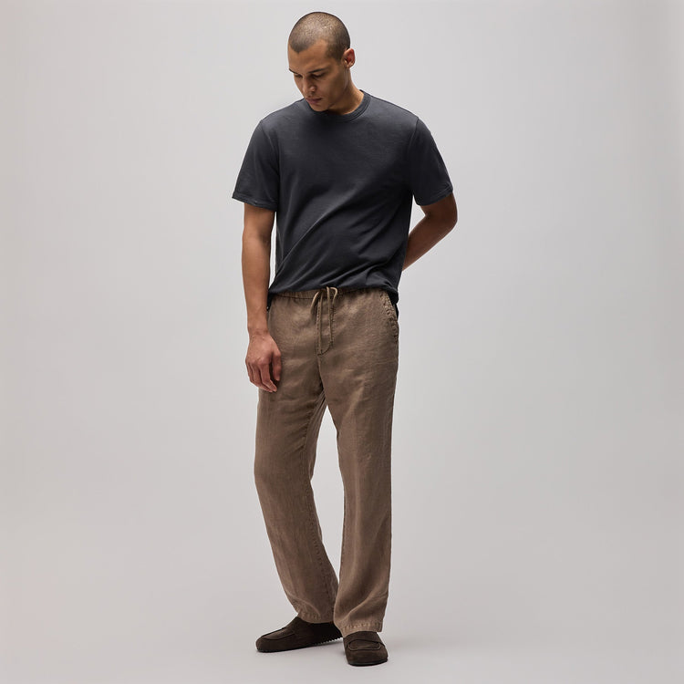 Relaxed Linen Pant in Cargo Pigment | James Perse Los Angeles