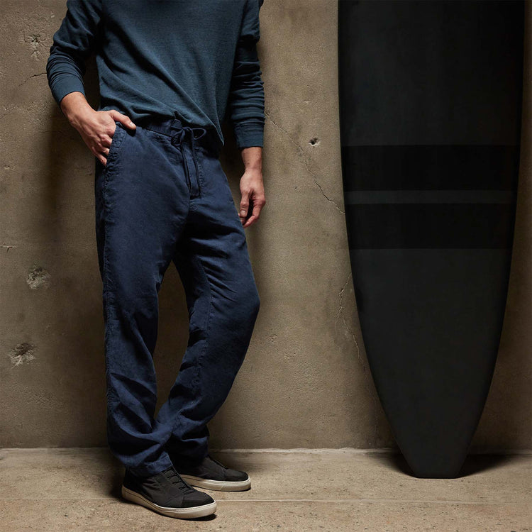 Relaxed Fit Linen Pant in Imperial Pigment | James Perse Los Angeles