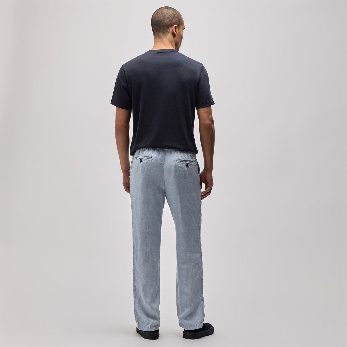 Relaxed Linen Pant in Open Sky Pigment | James Perse Los Angeles