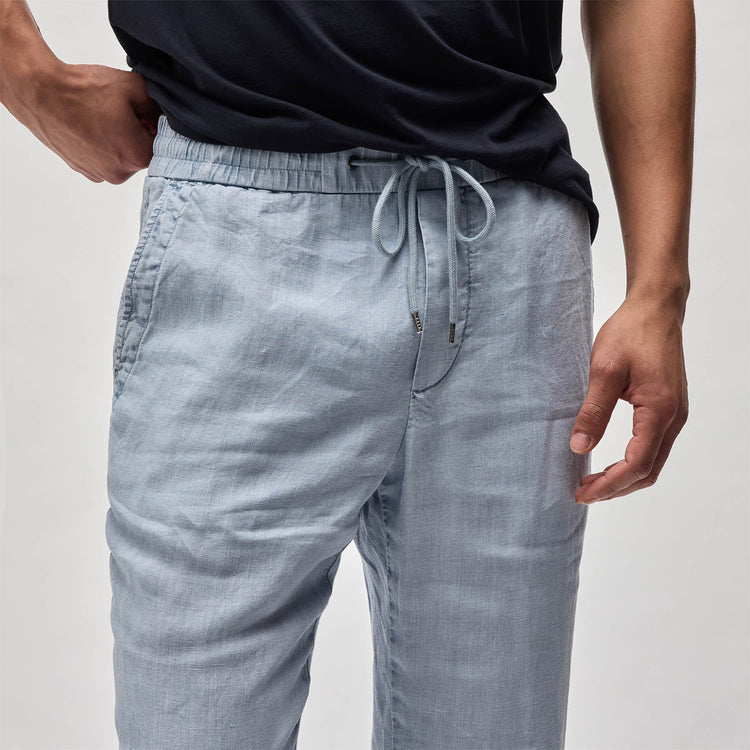 Relaxed Linen Pant in Open Sky Pigment | James Perse Los Angeles