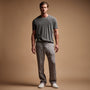 Relaxed Linen Pant in Silver Grey Pigment | James Perse Los Angeles