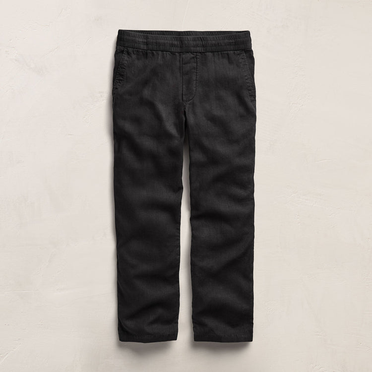 Lightweight Linen Pant in Black | James Perse Los Angeles