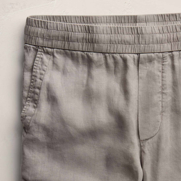 Lightweight Linen Pant in Fog Pigment | James Perse Los Angeles