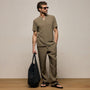 Lightweight Linen Pant in Light Olive Pigment | James Perse Los Angeles