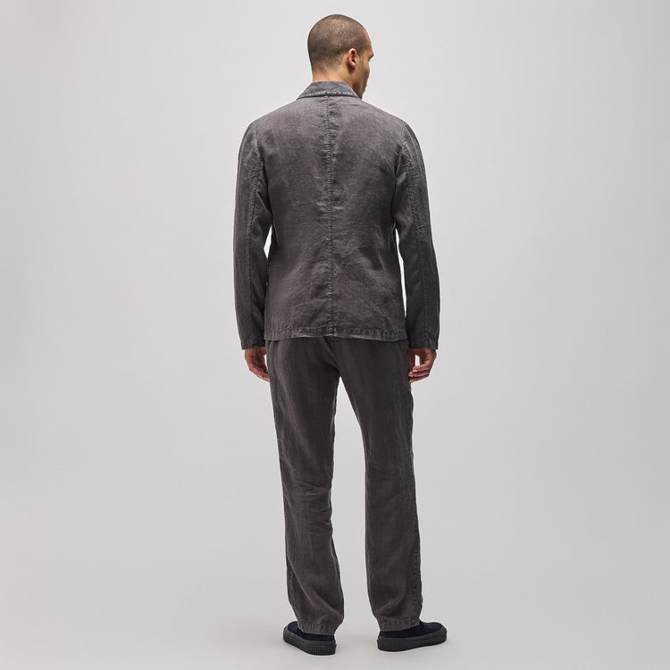 Garment Dyed Linen Blazer in Magma Pigment | James Perse Los Angeles
