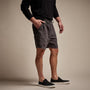 Utility Linen Short in Magma Pigment | James Perse Los Angeles