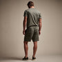 Utility Linen Short in Palm Pigment | James Perse Los Angeles