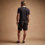 Relaxed Fit Linen Short in Black | James Perse Los Angeles
