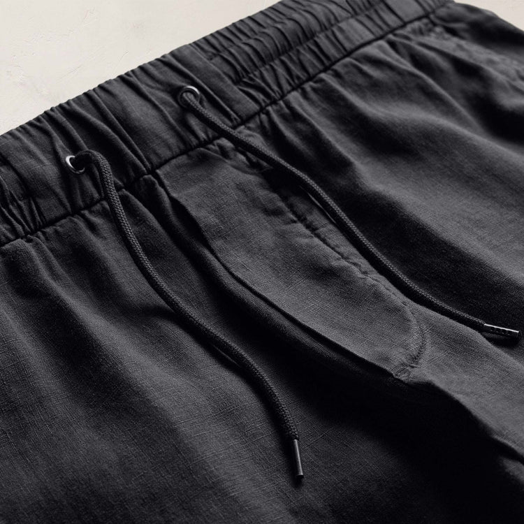 Relaxed Fit Linen Short in Magma Pigment | James Perse Los Angeles