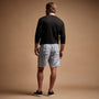 Relaxed Fit Linen Short in Open Sky Pigment | James Perse Los Angeles