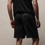 Lightweight Linen Relaxed Short in Black | James Perse Los Angeles