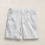 Lightweight Linen Relaxed Short in White | James Perse Los Angeles