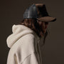 Suede Trucker Hat in Cafe | James Perse Los Angeles