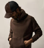 Suede 6 Panel Trucker Hat in Cafe | James Perse Los Angeles / Mens