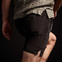 Ultra Fine Cord Short In Black | James Perse Los Angeles