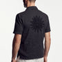 Voile Lotus Embroidered Shirt In Carbon Pigment | James Perse Los Angeles