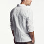 Voile Embroidered Lotus Shirt In White | James Perse Los Angeles