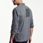 Cotton Lawn Utility Shirt in North Pigment | James Perse Los Angeles