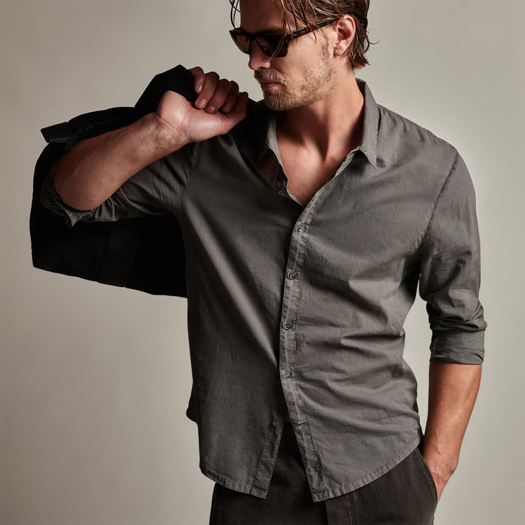 Standard Shirt in Alligator Pigment | James Perse Los Angeles
