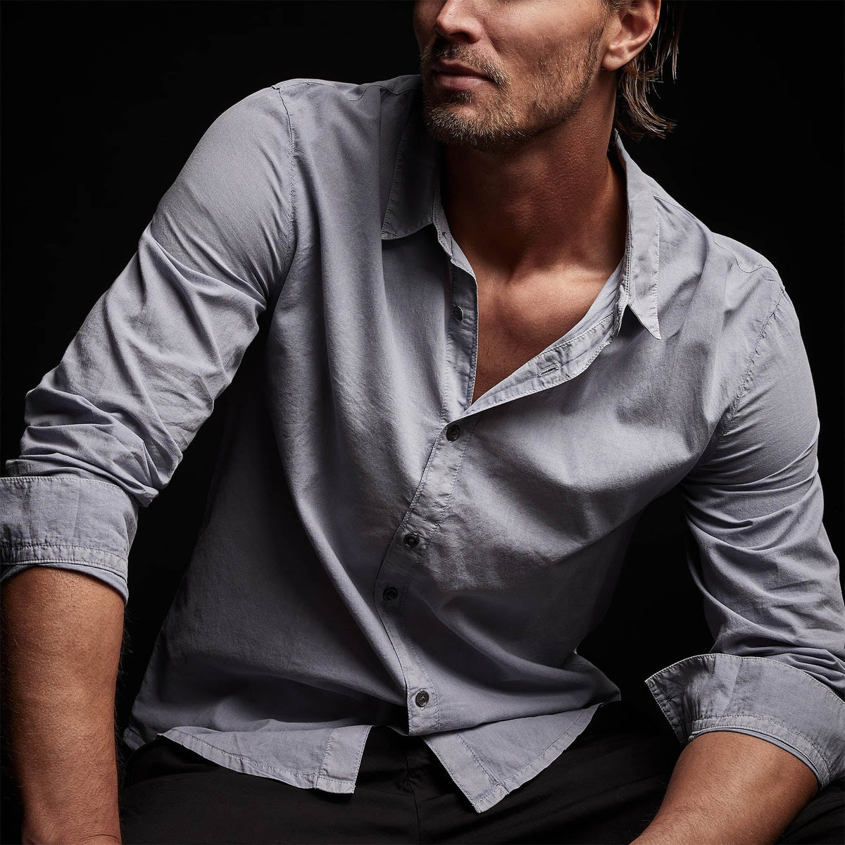 Standard Shirt in Aura Pigment | James Perse Los Angeles