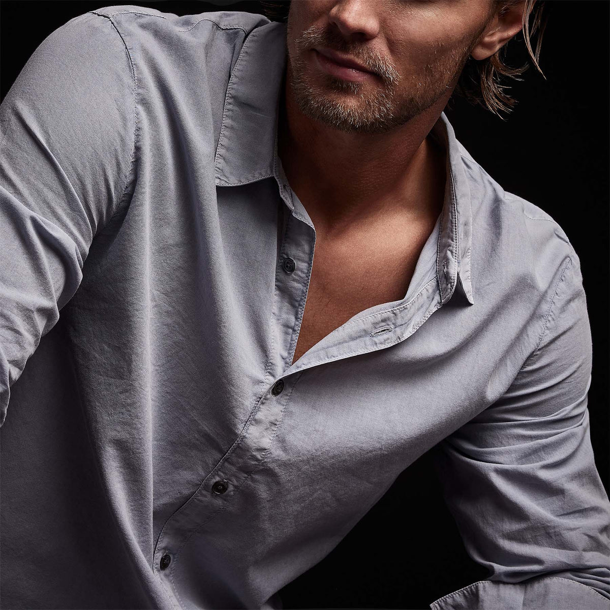 Standard Shirt in Aura Pigment | James Perse Los Angeles