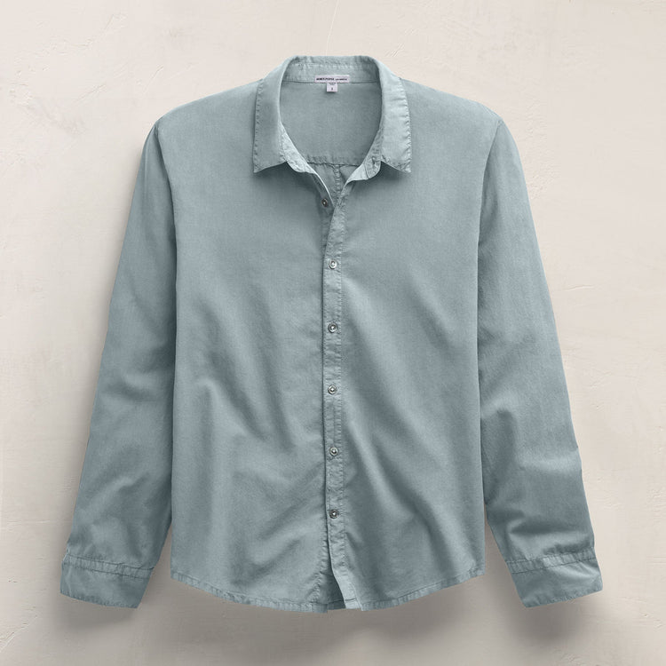 Standard Shirt in Azure Pigment | James Perse Los Angeles