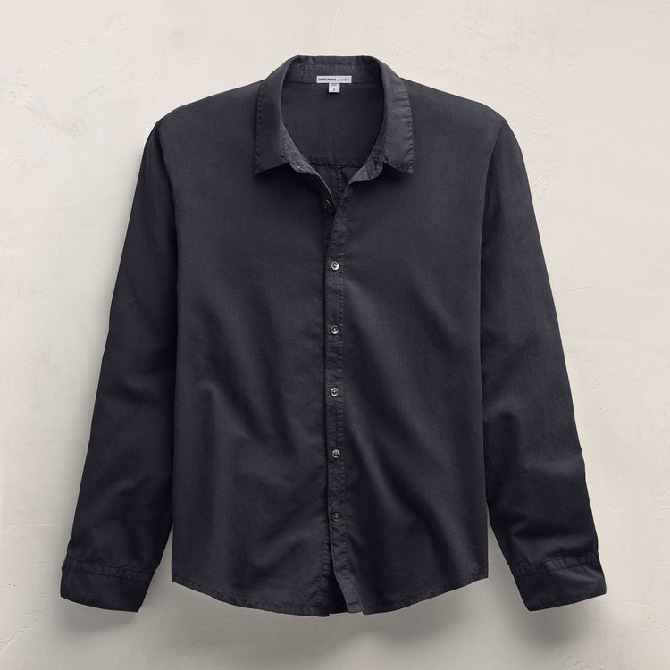 Standard Shirt in Blue Noir Pigment | James Perse Los Angeles
