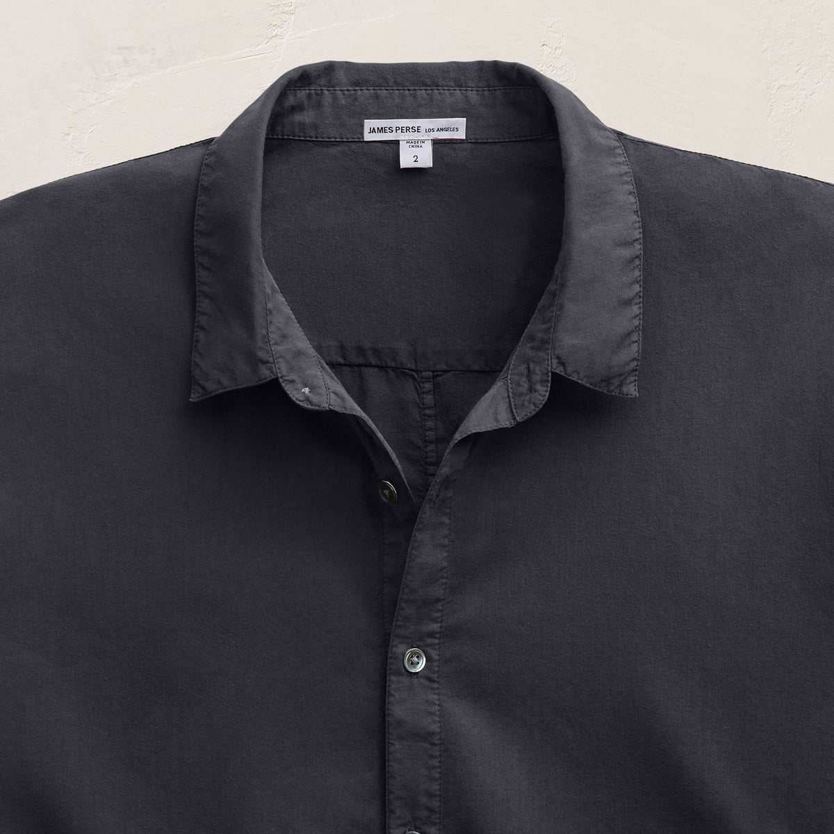 Standard Shirt in Blue Noir Pigment | James Perse Los Angeles