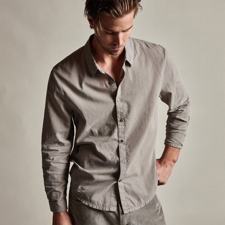 Standard Shirt in Dapple Pigment | James Perse Los Angeles