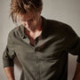 Standard Shirt in Dark Olive Pigment | James Perse Los Angeles