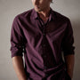 Standard Shirt in Eggplant | James Perse Los Angeles