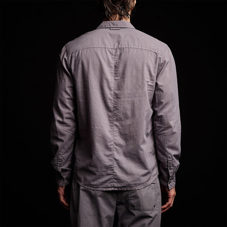Standard Shirt in Flannel Pigment | James Perse Los Angeles
