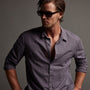 Standard Shirt in Flannel Pigment | James Perse Los Angeles