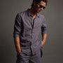 Standard Shirt in Flannel Pigment | James Perse Los Angeles