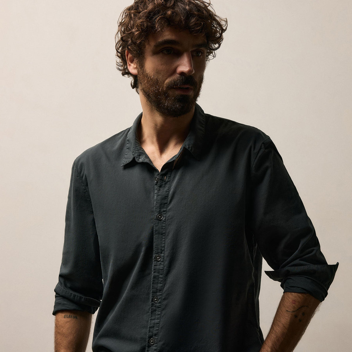 Standard Shirt in Fern | James Perse Los Angeles