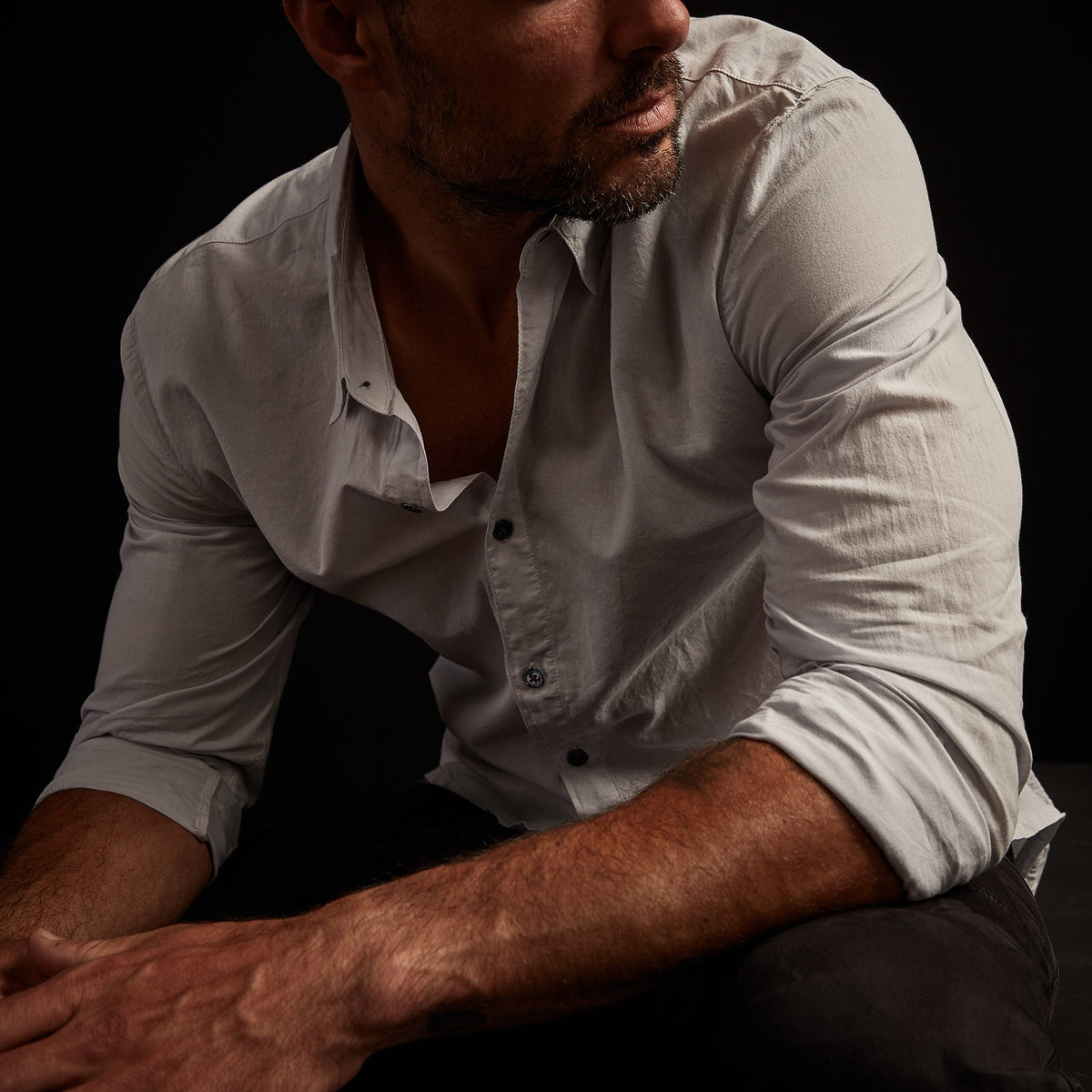 Standard Shirt - Grey Glacier | James Perse Los Angeles