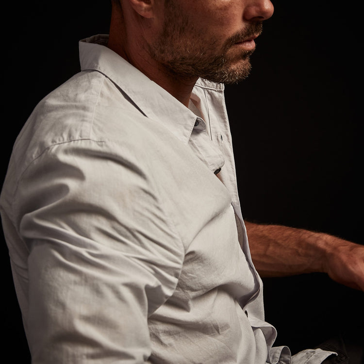 Standard Shirt - Grey Glacier | James Perse Los Angeles