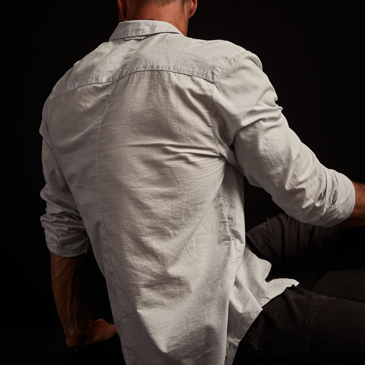 Standard Shirt - Grey Glacier | James Perse Los Angeles